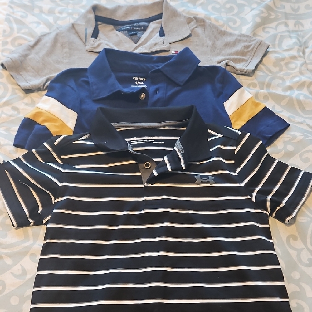 Under Armour Kids Polo Shirt - SIZE 6 Carters Polo Shirt - 6Tommy Hilfigure